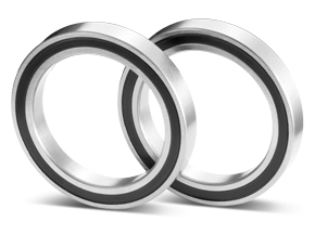 Large bore thin wall bearings